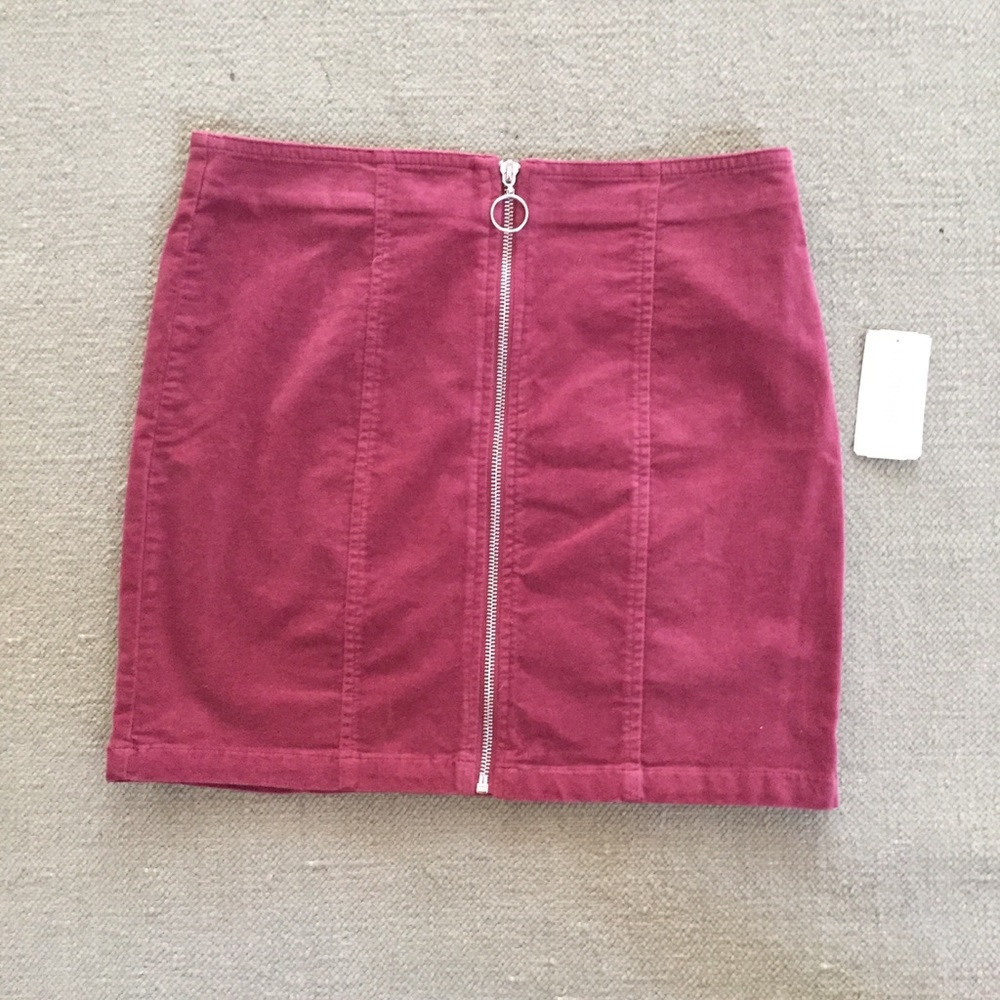 Faux Suede Skirt